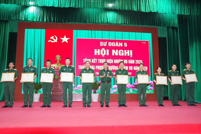 Sư đoàn 5 thực hiện tốt nhiệm vụ năm 2025