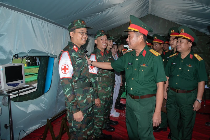 Công tác chuẩn bị phục vụ Giao lưu hữu nghị quốc phòng biên giới Việt Nam – Campuchia đã sẵn sàng