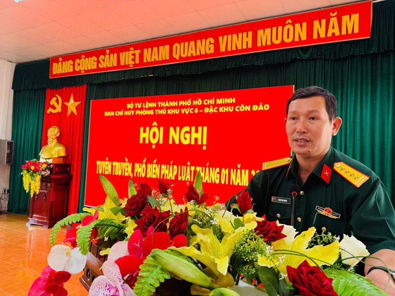 Tuyên truyền “Phòng, chống lừa đảo trên không gian mạng” cho cán bộ, chiến sĩ Côn Đảo