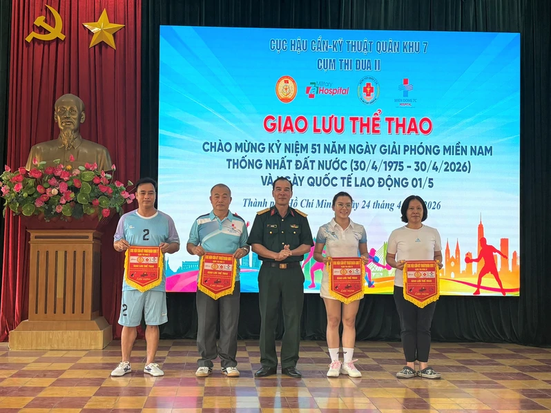 Sôi nổi hoạt động giao lưu thể thao trong Cụm thi đua II, Cục Hậu cần - Kỹ thuật Quân khu