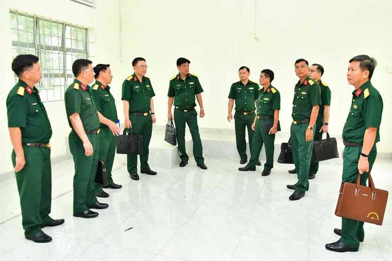 Cục Tài chính, Bộ Quốc phòng kiểm tra, khảo sát tại Trường Thiếu sinh quân miền Nam