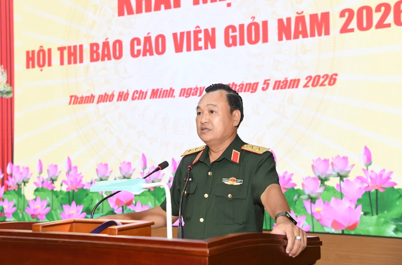 Quân khu 7 khai mạc hội thi báo cáo viên giỏi năm 2026