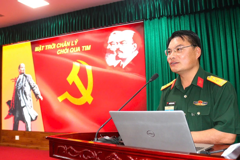 Trung tá Nguyễn Đức Thắng - Người Chính ủy năng động, sáng tạo, trách nhiệm cao