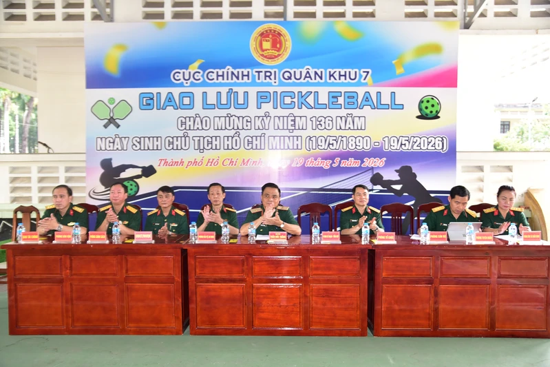 Cục Chính trị Quân khu khai mạc giải Pickleball chào mừng kỷ niệm 136 năm Ngày sinh Chủ tịch Hồ Chí Minh