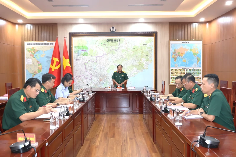 Quân khu 7 triển khai công tác chuẩn bị tham gia Hội thi Báo cáo viên giỏi cấp toàn quân năm 2026