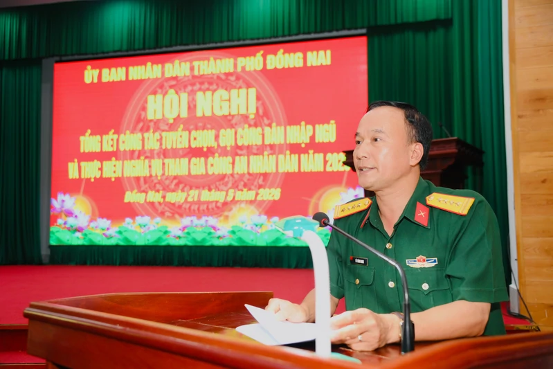 Thành phố Đồng Nai: Hoàn thành xuất sắc công tác tuyển quân năm 2026