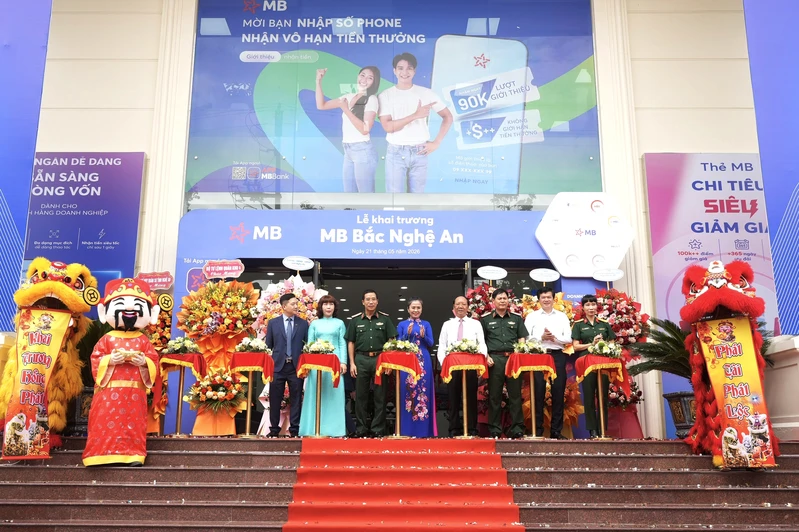 MB mở rộng dấu ấn tại Nghệ An, đồng hành phát triển kinh tế và an sinh xã hội địa phương
