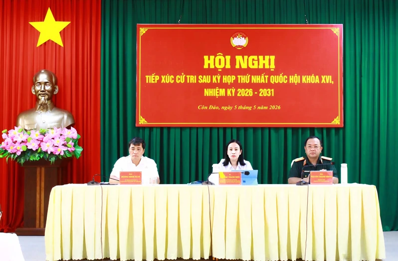 Đoàn đại biểu Quốc hội TPHCM tiếp xúc cử tri đặc khu Côn Đảo
