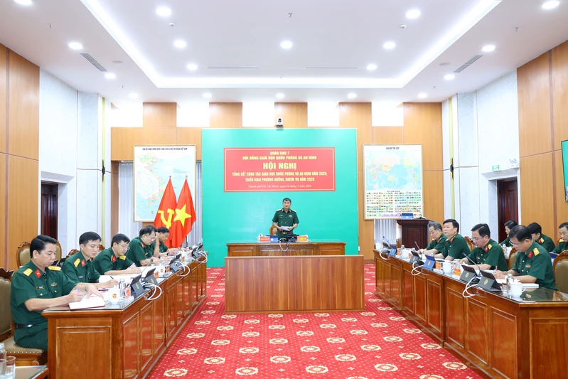 Quân khu 7 tổng kết công tác giáo dục quốc phòng và an ninh năm 2025