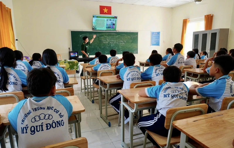	Đồn Biên phòng Cửa khẩu Mỹ Quý Tây tuyên truyền phòng, chống ma túy trong học đường