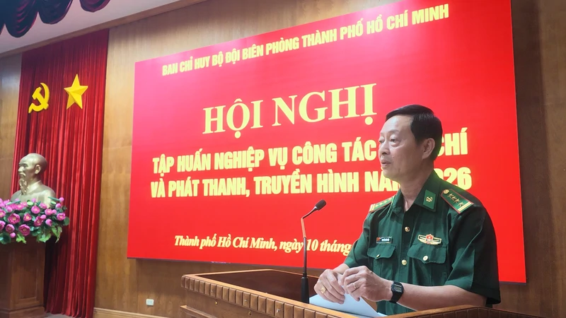  Ban Chỉ huy Bộ đội Biên phòng TP.HCM: Khai mạc tập huấn nghiệp vụ báo chí