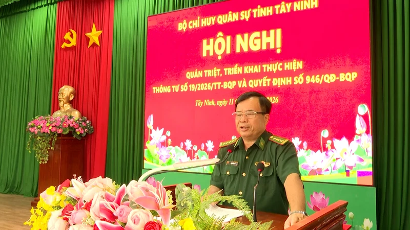Ban Chỉ huy Bộ đội Biên phòng tỉnh Tây Ninh quán triệt, triển khai thực hiện Thông tư số 19 và Quyết định số 946 