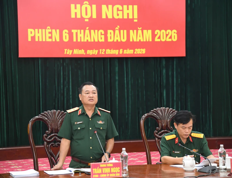 Đảng ủy Sư đoàn 5 hội nghị phiên 6 tháng đầu năm 2026