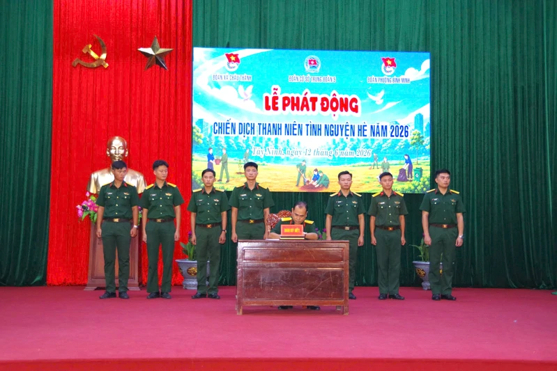 Đoàn Cơ sở Trung đoàn 5 phát động Chiến dịch Thanh niên tình nguyện hè năm 2026