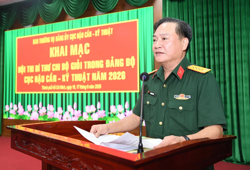 Ban Thường vụ Đảng ủy Cục Hậu cần – Kỹ thuật Quân khu 7 tổ chức Hội thi Bí thư chi bộ giỏi năm 2026