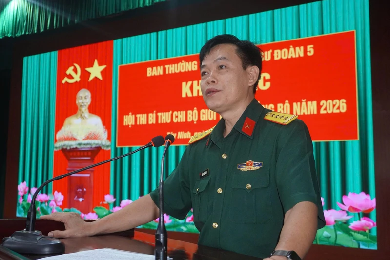 Sư đoàn 5 khai mạc Hội thi Bí thư chi bộ giỏi năm 2026