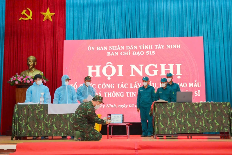 Ban Chỉ đạo 515 tỉnh Tây Ninh tập huấn lấy mẫu, bàn giao và số hóa thông tin hài cốt liệt sĩ