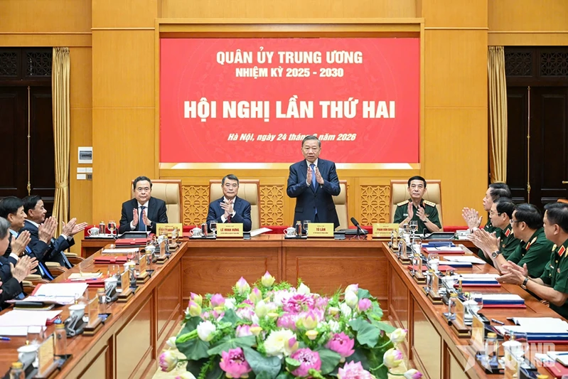 Tổng Bí thư, Chủ tịch nước Tô Lâm chủ trì Hội nghị Quân ủy Trung ương