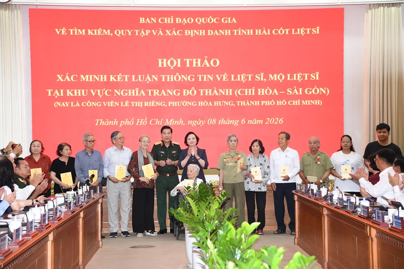 Hội thảo cấp Quốc gia về xác minh kết luận thông tin liệt sĩ, mộ liệt sĩ tại Nghĩa trang Đô Thành