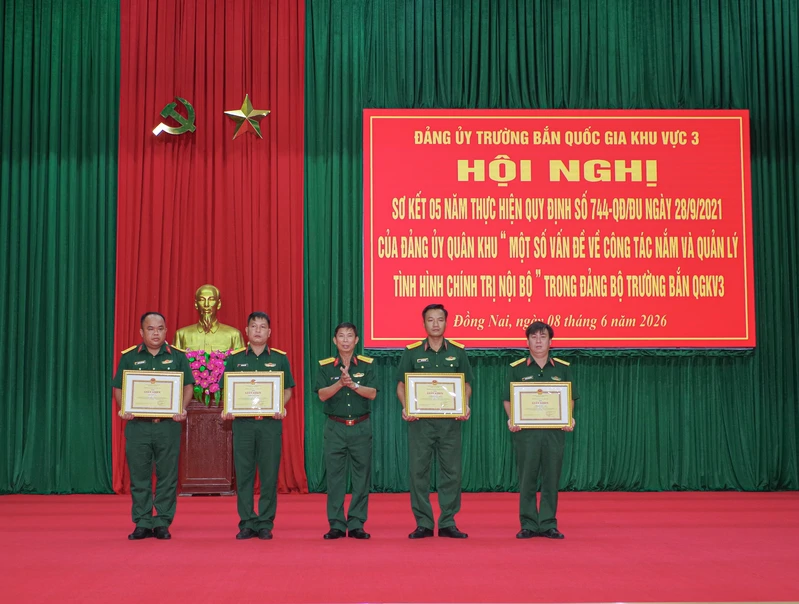 Trường bắn Quốc gia khu vực 3 nâng cao hiệu quả công tác nắm, quản lý tình hình chính trị nội bộ
