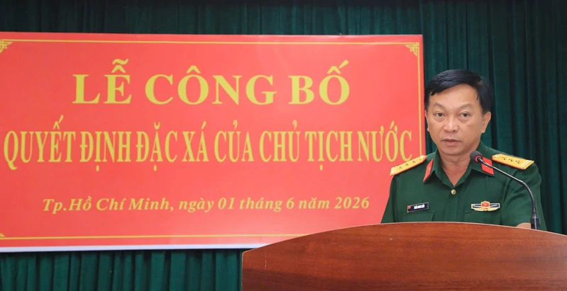 Trại tạm giam K35 công bố quyết định đặc xá của Chủ tịch nước năm 2026