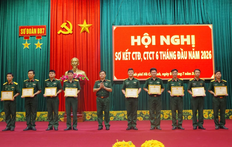 Sư đoàn 7 triển khai toàn diện, hiệu quả hoạt động công tác Đảng, công tác chính trị