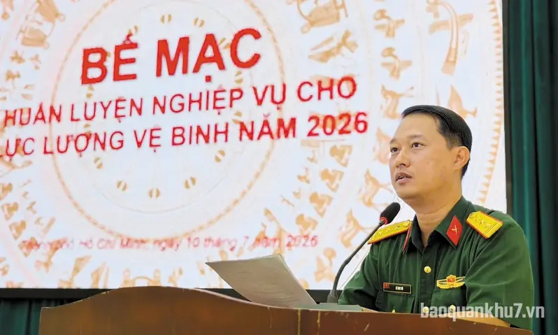 Trường Quân sự Bộ Tư lệnh TPHCM bế mạc huấn luyện nghiệp vụ cho lực lượng vệ binh
