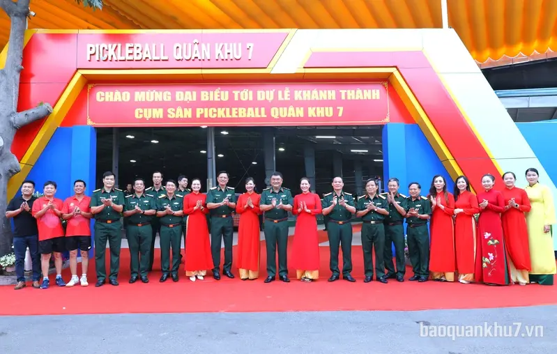 Trung tâm Thể dục thể thao Quốc phòng II, Quân khu 7 khánh thành Cụm sân Pickleball