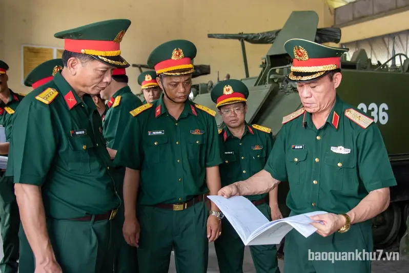 Quân khu kiểm tra nhiệm vụ quân sự quốc phòng Trường bắn quốc gia khu vực 3