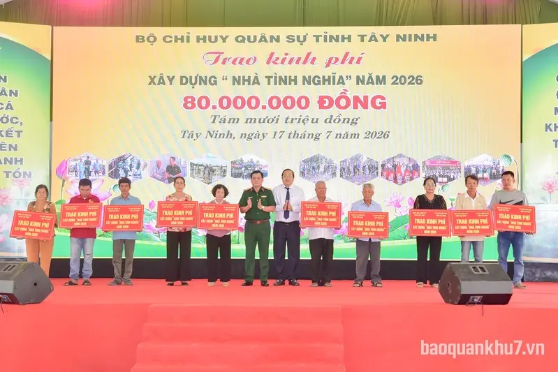 Bộ CHQS tỉnh Tây Ninh phối hợp Sư đoàn 5 ra quân làm công tác dân vận đợt 1 năm 2026