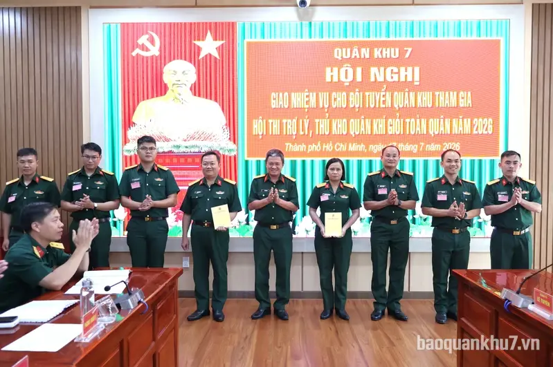 Quân khu 7 sẵn sàng tham gia Hội thi trợ lý, thủ kho quân khí giỏi toàn quân năm 2026