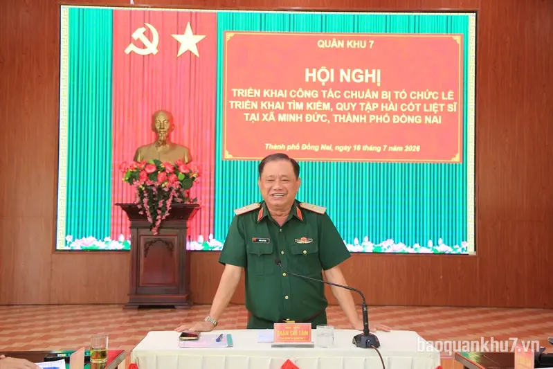 Chuẩn bị chu đáo cho Lễ triển khai tìm kiếm, quy tập hài cốt liệt sĩ tại thành phố Đồng Nai 
