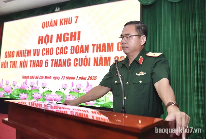 Quân khu 7 quyết tâm tham gia hội thi, hội thao đạt thành tích cao