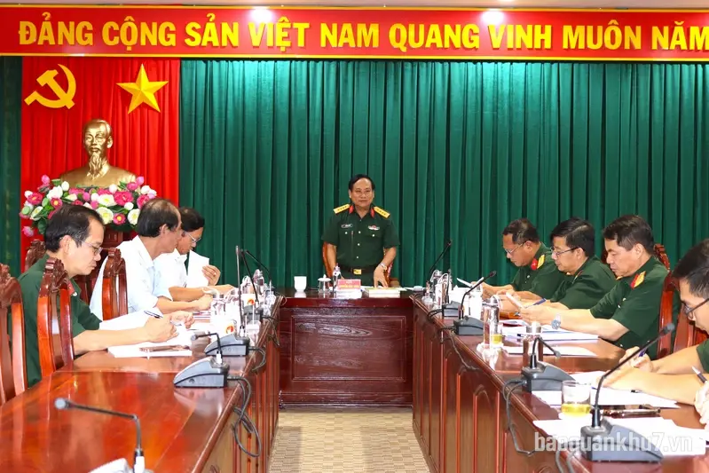 Ban Tổ chức công trình “Lịch sử Đảng bộ Quân khu 7 (2005 - 2025)” thông qua đề cương chi tiết công trình
