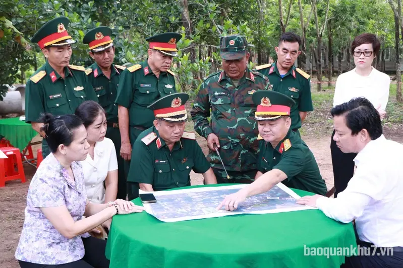 Khảo sát tìm kiếm, quy tập hài cốt liệt sĩ tại tỉnh Tây Ninh