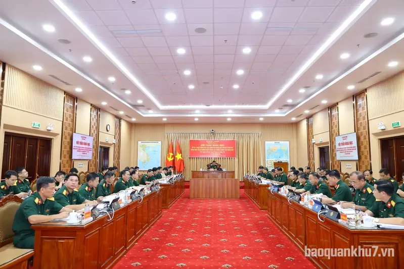Quân khu 7 tổ chức Hội thảo khoa học “Hoạt động của lực lượng vũ trang địa phương tham gia đánh địch đổ bộ đường biển trong tác chiến phòng thủ Quân khu”