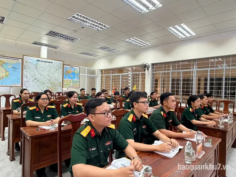 Tuổi trẻ LLVT Quân khu 7 học tập Nghị quyết Đại hội Đoàn toàn quốc lần thứ XIII