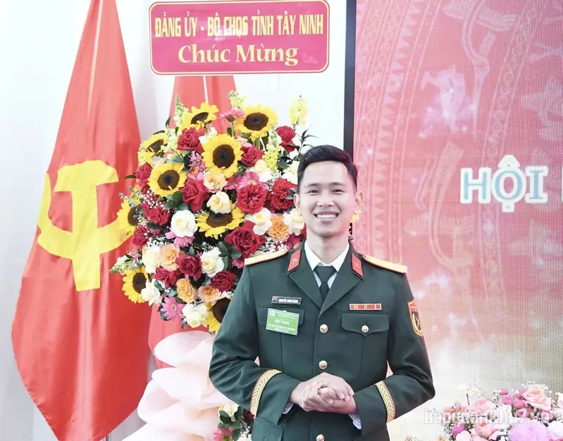 Thượng úy Nguyễn Minh Đăng: Bản lĩnh và nhiệt huyết người cán bộ Đoàn