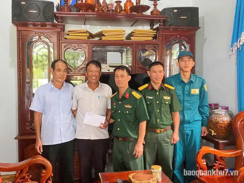 Ban CHQS xã Thiện Hưng học theo Bác, làm tốt công tác dân vận