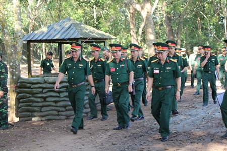 Cục Kỹ thuật Quân khu 7 diễn tập chuyển trạng thái SSCĐ có một phần thực binh Kho K9‎