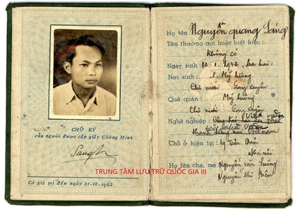 Ký ức của cán bộ đi B – Nhà văn Nguyễn Quang Sáng