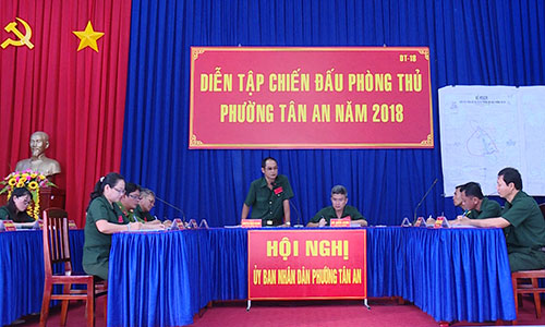 Phường Tân An, TP.Thủ Dầu Một (Bình Dương): Tích cực chăm lo cho hoạt động quân sư địa phương