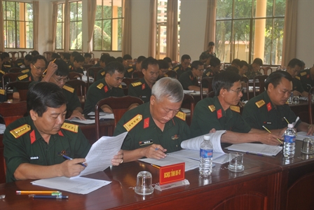 Quân khu 7 kiểm tra chính trị cán bộ chủ trì, cao cấp năm 2018