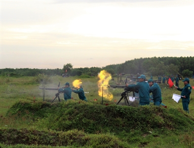 Xạ thủ súng máy phòng không “gửi trong dân”