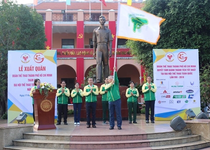 TP.HCM xuất quân dự Đại hội Thể thao toàn quốc lần VIII