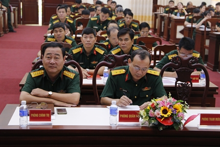 Đảng ủy Cục Hậu cần Quân khu 7 học tập Nghị quyết Trung ương 8 khóa XII