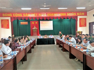 Huyện Đất Đỏ, tỉnh Bà Rịa – Vũng Tà rút kinh nghiệm công tác tuyển quân năm 2019