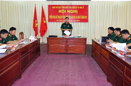 Sư đoàn  5: Triển khai kế hoạch tổng điều tra dân số và nhà ở năm 2019