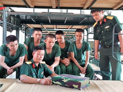 Hòa nhập nhanh với môi trường quân ngũ