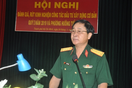 Quân khu 7 rút kinh nghiệm đầu tư xây dựng cơ bản quý 1 năm 2019